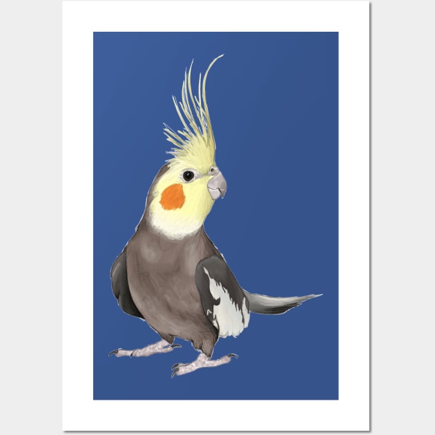 Cockatiel Wall Art by bridge